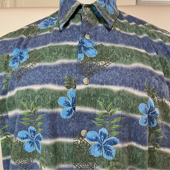 Vintage Consensus Sportswear Polo Shirt M Hawaiian (441) - Picture 3 of 7